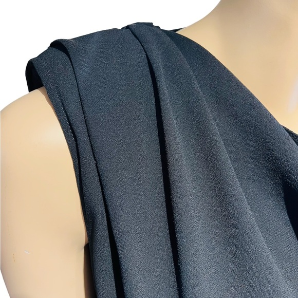 The Kooples Black Dress Sleeveless Wrap with a Gold Chain Size M 100% polyester - Picture 11 of 16